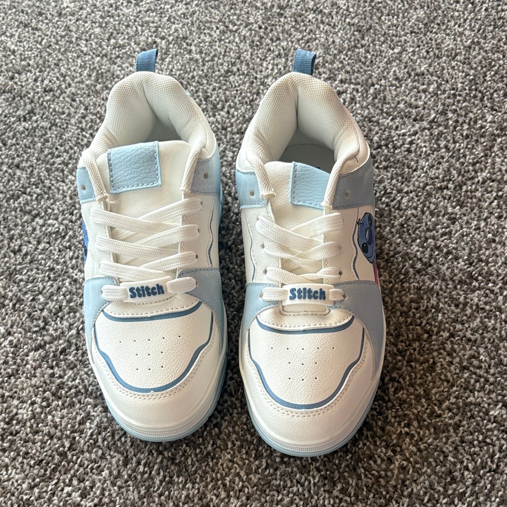 Kids Shoes - Blue and White